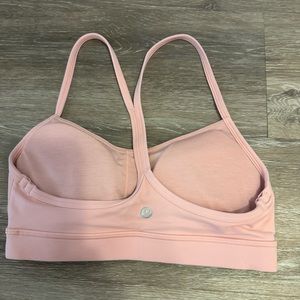 LULULEMON flow-y bra Dew Pink size 6
